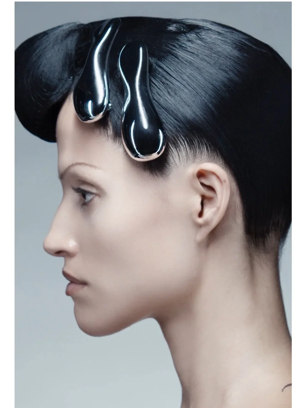 ZARA SILVER BARRETTE